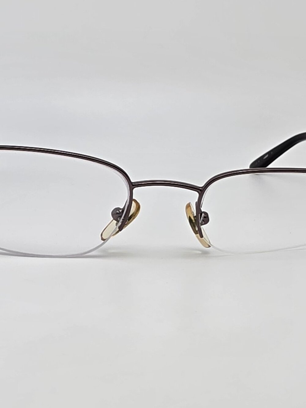 Harley Davidson HD255 Gunmetal Semi Rimless Eyeglasses Frame w Flexhinge & Case - Picture 2 of 16